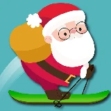 Avalanche Santa Ski Xmas