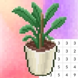Coloring by Numbers: Pixel Rooms