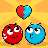 Red and Blue Ball Cupid love