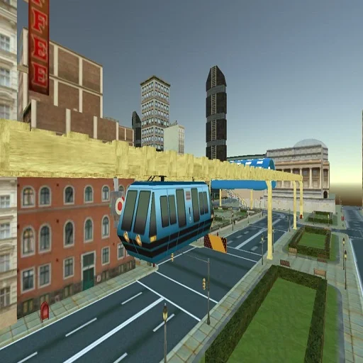 Sky Train Simulator : Elevated Train Driving Game