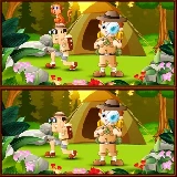 Spot 5 Differences Camping